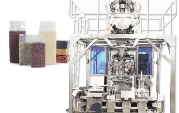 শস্যের জন্য স্বয়ংক্রিয় ইট টাইপ ভ্যাকুয়াম ব্যাগ তৈরি ফিলিং প্যাকেজিং মেশিন