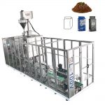 ZL100V একক ভ্যাকুয়াম চেম্বার ইট টাইপ ব্যাগ গঠন কফি পাউডার জন্য ফিলিং সিলিং প্যাকেজিং মেশিন
